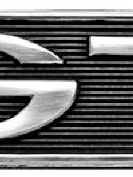 GLAEM3610 Curved Running Horse Glove Box Emblem