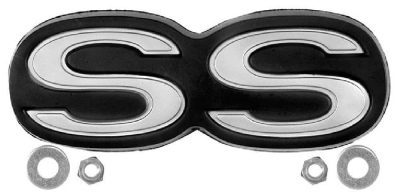 GLAEM4755 Rear Bumper Emblem Letters SS