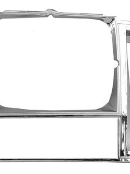 CH2512109 Grille Door Headlight Driver Side