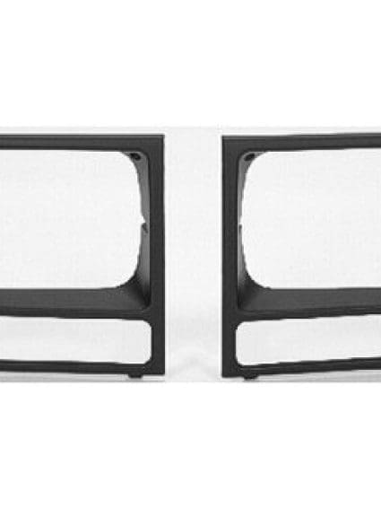 CH2513157 Grille Door Headlight Passenger Side