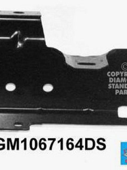 GM1067160DSC Front Bumper Bracket Face Bar Brace Passenger Side