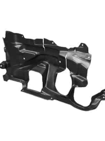 BM1228166 Front Bumper Under Car Shield Driver Side