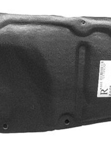 SC1228103 Front Bumper Under Car Shield Passenger Side