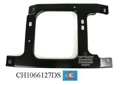 CH1066127DSC Front Bumper Bracket Mounting Driver Side
