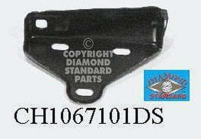 CH1067101DSC Front Bumper Bracket Mounting Passenger Side