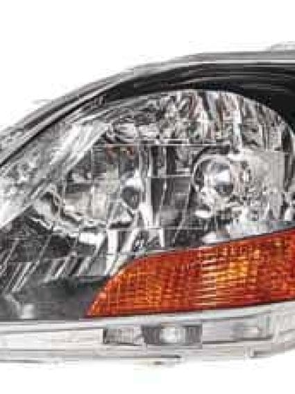 TO2518120C Driver Side Headlight Lens and Housing