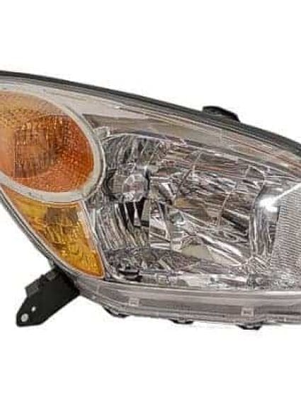 TO2519103C Passenger Side Headlight Lens and Housing