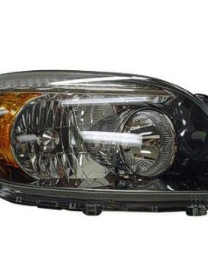 TO2519107C Passenger Side Headlight Lens and Housing