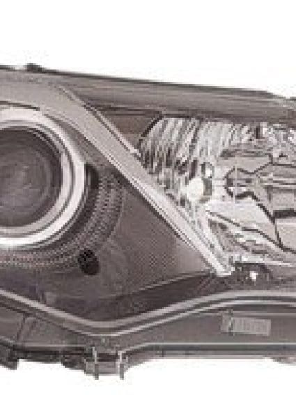 TO2519135 Passenger Side Headlight Lens and Housing