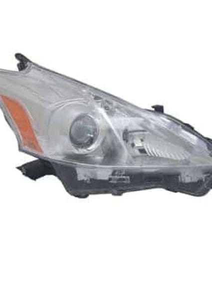 TO2519137C Passenger Side Headlight Lens and Housing