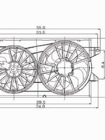 FO3115111 Radiator Fan