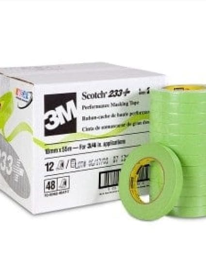 3M 06404 Vinyl Tape, 471+, indigo, 0.1 in x 36.0 yd x 5.3 mil (0.3 cm x 32.9 m x 0.1 mm)