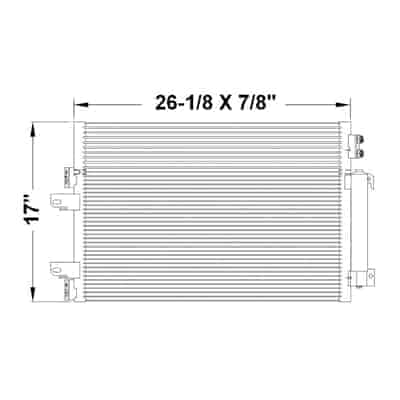 CND3982 Cooling System A/C Condenser