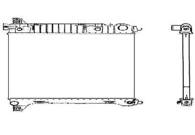 RAD2291 Cooling System Radiator