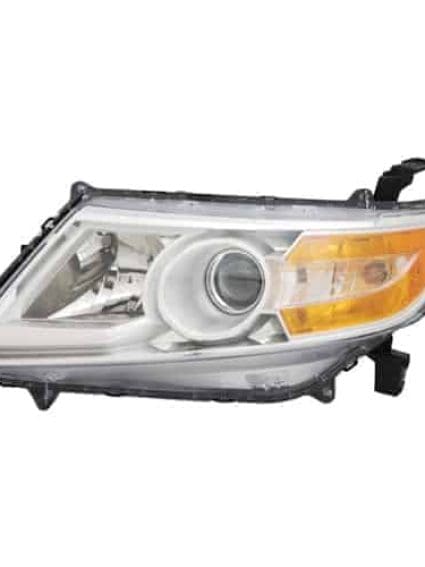 HO2502143C Driver Side Headlight Lens and Housing