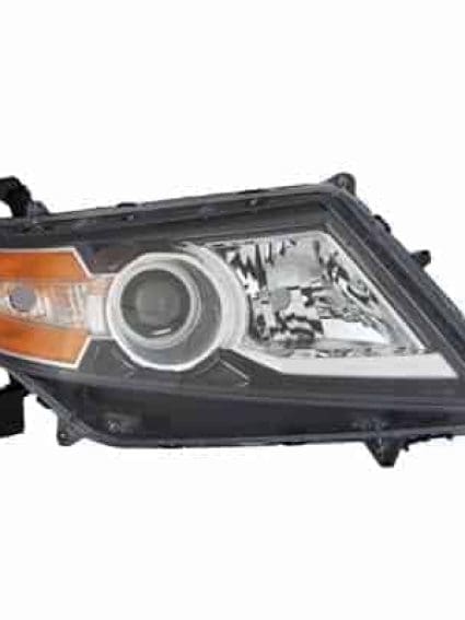 HO2503159C Passenger Side Headlight Lens and Housing