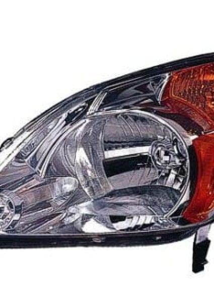 HO2518104C Driver Side Headlight Lens and Housing