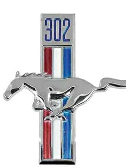 GLAEM3605 Running Horse Fender Emblem