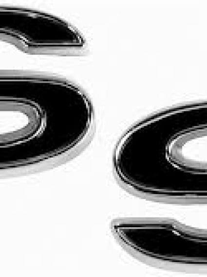 GLAEM6811 Emblem Fender 2 Individual Letters