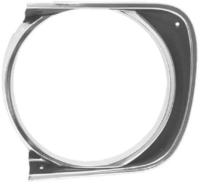 GLAM1061 Front Light Headlight Bezel Grille