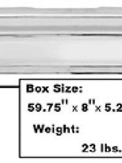 GLA4061 Rear Bumper Face Bar