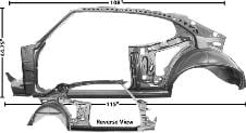 GLA1595 Door to Qtr Assembly Driver Side