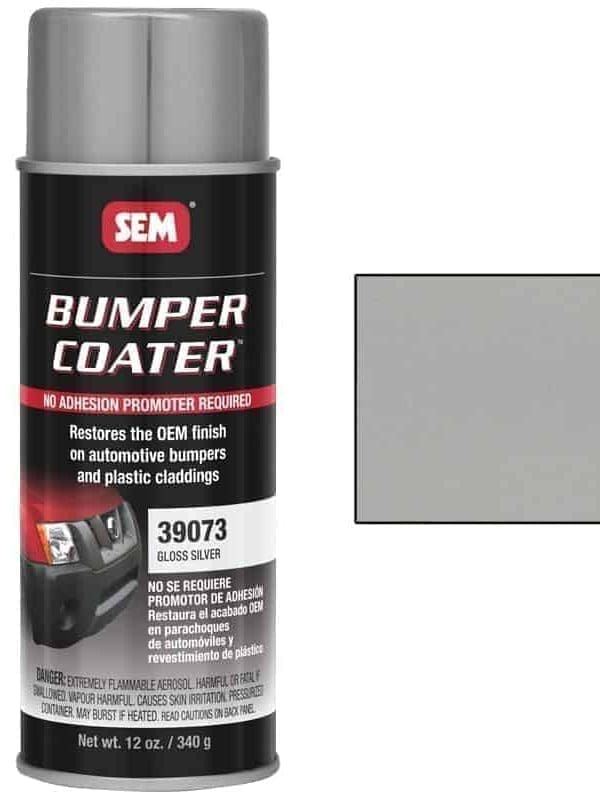 SEM Bumper Coater Paint Gloss Silver 39073