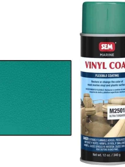 SEM Marine Vinyl Coat Ultra Turquoise Flexible Coating 25013