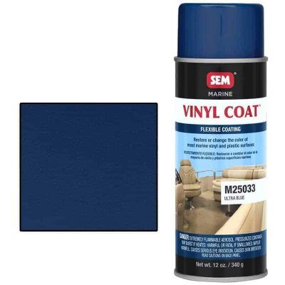 SEM Marine Vinyl Coat Ultra Blue Flexible Coating 25033