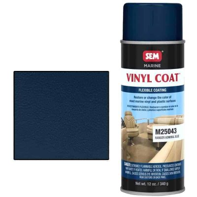 SEM Marine Vinyl Coat Ranger Admiral Blue Flexible Coating  25043