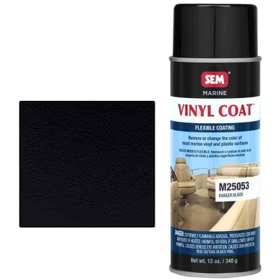 SEM Marine Vinyl Coat Ranger Black Flexible Coating 25053