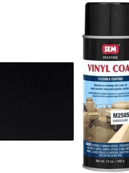 SEM Marine Vinyl Coat Ranger Black Flexible Coating 25053