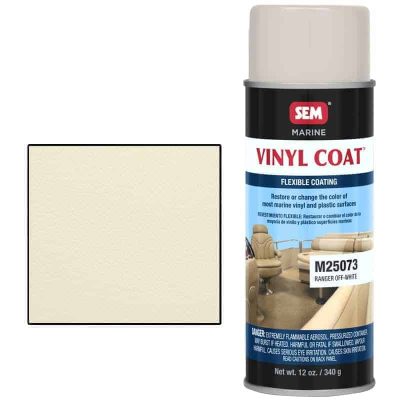 SEM Marine Vinyl Coat Ranger Off-White Flexible Coating 25073