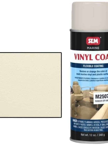 SEM Marine Vinyl Coat Ranger Off-White Flexible Coating 25073