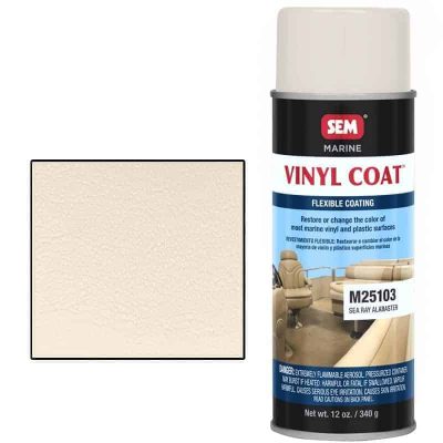 SEM Marine Vinyl Coat Sea Ray Alabaster Flexible Coating 25103