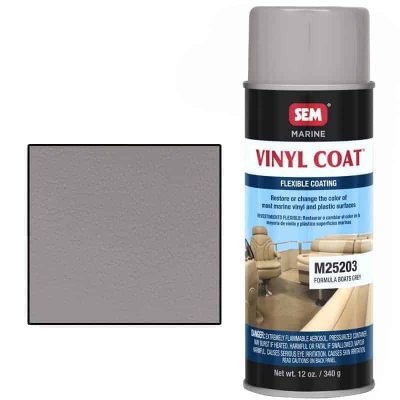 SEM Marine Vinyl Coat Formula Boats Grey Flexible Coating 25203