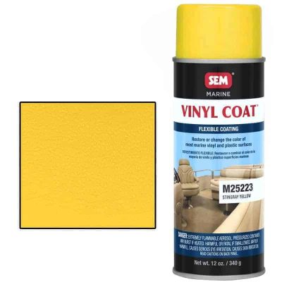 SEM Marine Vinyl Coat Stingray Yellow Flexible Coating 25223