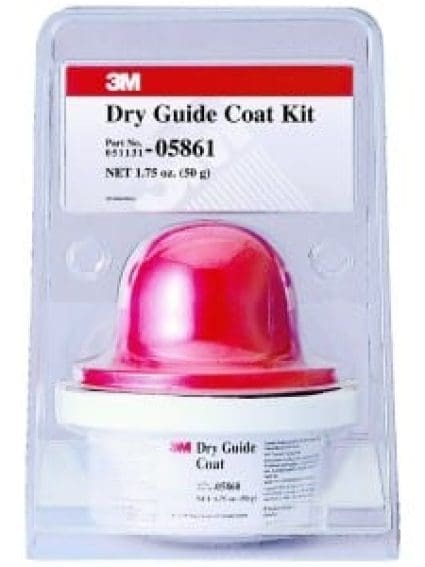 3M Dry Guide Coat and Applicator Kit, 05861, grey, 1.76 oz. (50 g)