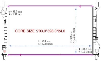 RAD13184 Radiator