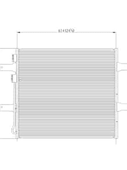CND3855 Cooling System A/C Condenser