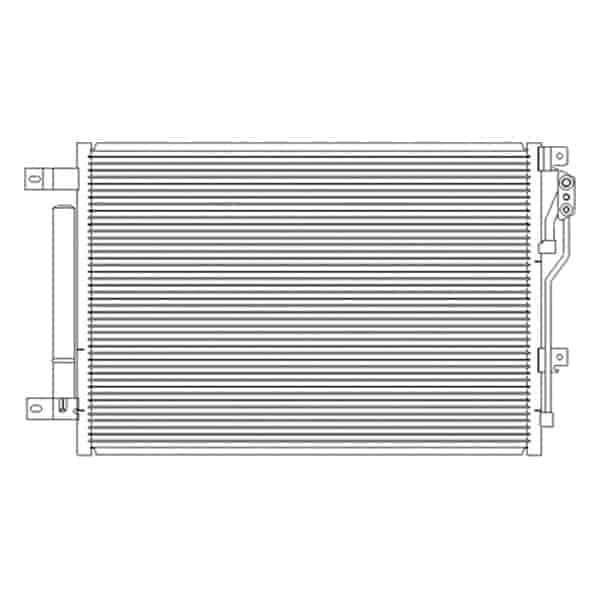 CH3115176 Cooling System Fan Radiator & Condenser Assembly