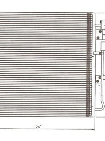 CNDDPI3657 Cooling System A/C Condenser