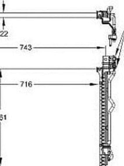 CNDDPI4011 A/C Condenser