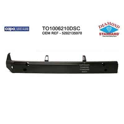 TO1006210DSC Front Bumper Impact Bar