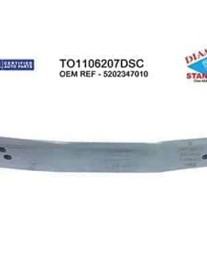 TO1106207DSC Rear Bumper Impact Bar