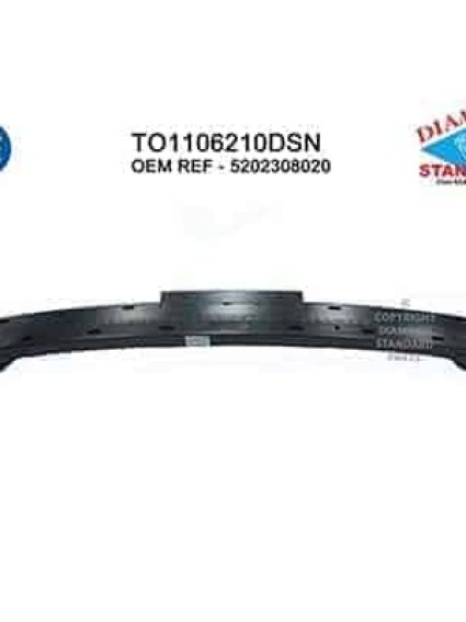 TO1106210DSC Rear Bumper Impact Bar