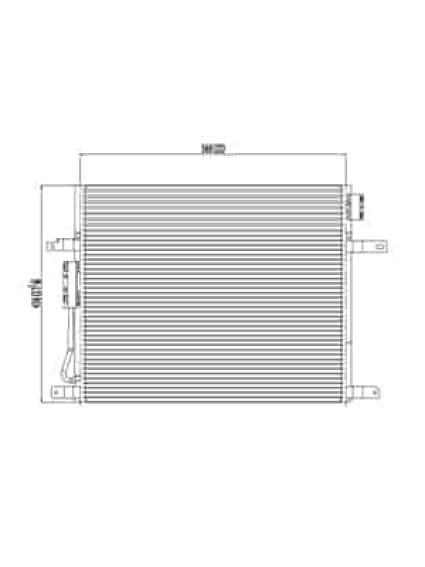 CNDDPI3259 Cooling System A/C Condenser