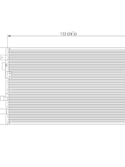 CNDDPI3287 A/C Condenser