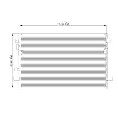 CNDDPI3287 Cooling System A/C Condenser