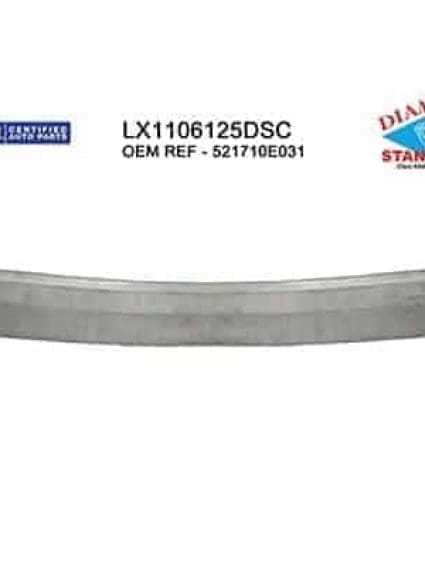 LX1106125DSC Rear Bumper Cover Rebar Reinforcement